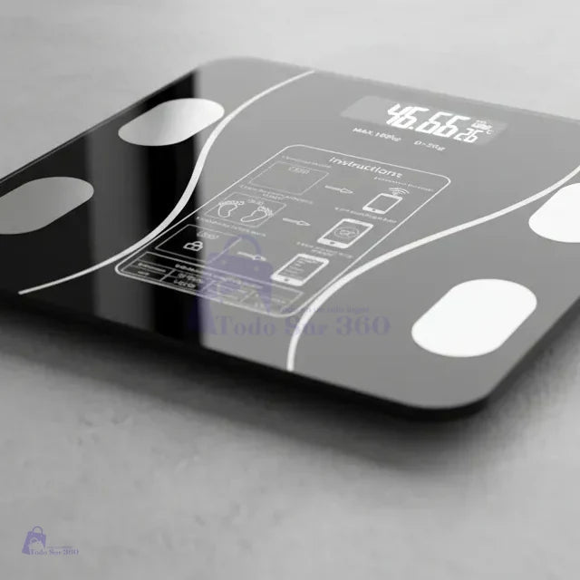 Smart Fit Pro pesa inteligente detalle de superficie y display