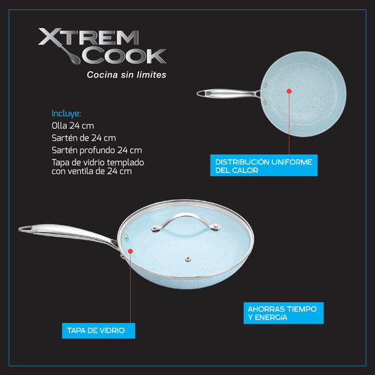 Xtrem Cook Set Sartenes 4 Piezas